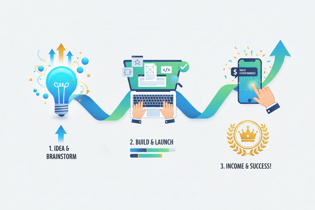 From Idea to First Sale: A Step-by-Step Blueprint to Create and Sell Your First Digital Product