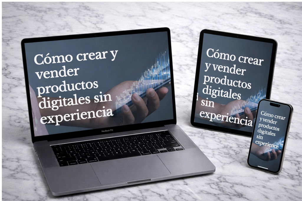 Cómo crear y vender tu primer producto digital sin experiencia (paso a paso)